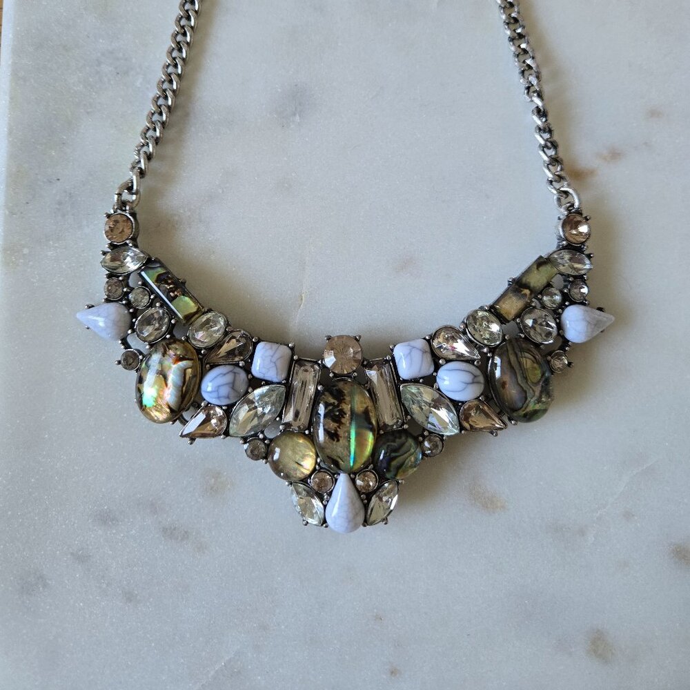 Sugarfix faux gem statement necklace